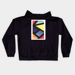 Block Pattern Kids Hoodie